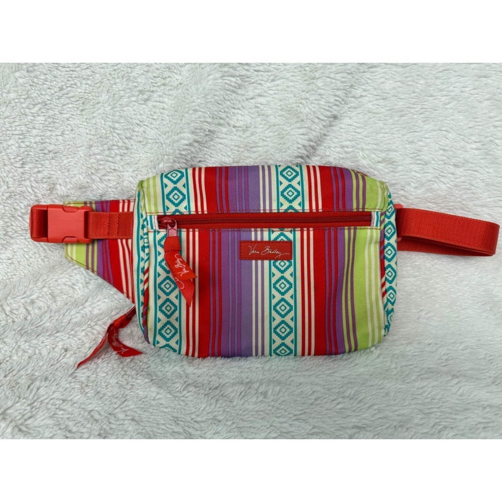 Vera Bradley Serape Paradise Belt Bag‎ Colorful Striped Crossbody Fanny Pack Hip
